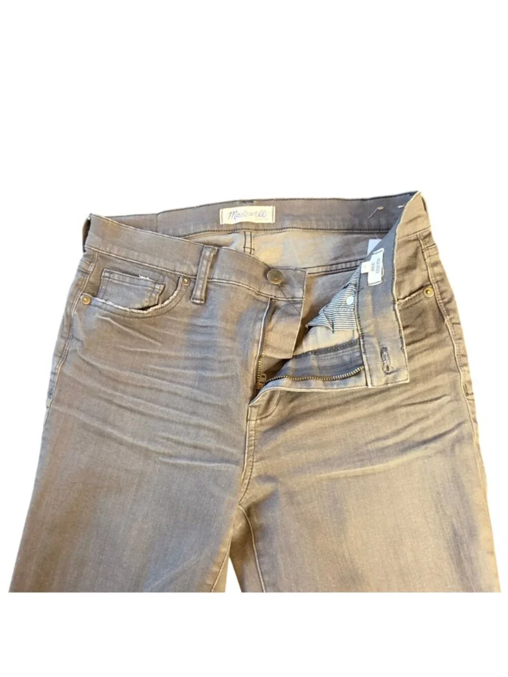 Madewell High Riser Skinny Ankle Jeans Light Wash Stretch Womens Sz 29